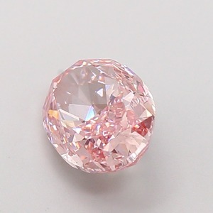 Diamant CVD de laboratoire rose intense fantaisie de forme ovale modifiée, 2,01 carats, clarté VS2, polissage excellent, diamant non monté de luxe - Product Image 2