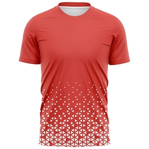 T-shirt de sport géométrique pour homme, couleur bordeaux délavé, design premium pour l'entraînement athlétique, tissu respirant, vêtement actif moderne - Product Image 3