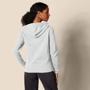 Sudadera con Capucha de Algodón para Mujer, con Logotipo Personalizado, Cierre Extra Grande y Bolsillos, Impresión en Serigrafía - Product Image 6
