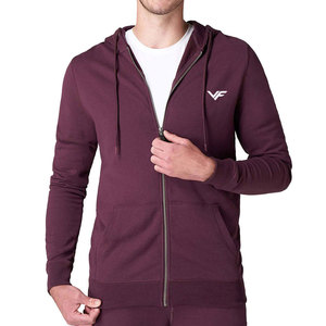 Sweat à capuche zippé pour homme au design élégant, léger et confortable, idéal pour la course à pied et le style streetwear. - Product Image 1