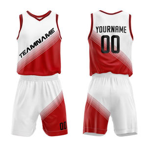 <b>Elite</b> Basketball Uniforms Custom Logo Sublimation Reversible Jersey Set for Professional Teams - Product Image 4