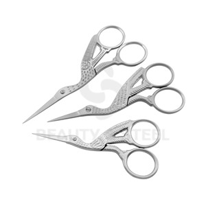 Cortacutículas de Acero Inoxidable Duradero con Acabado Clínico Arenado y Diseño Único de Agarre en Forma de Grulla - Product Image 6