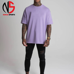 T-shirt long surdimensionné pour homme, nouvelle collection, 100% coton, séchage rapide, respirant, haute qualité, professionnel chez NURAK 2026 - Product Image 3