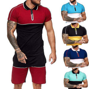 Ensemble deux pièces décontracté pour homme : T-shirt et short d'été – Vente en gros - Product Image 5