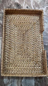 Bandeja Redonda Grande de Madera Ecológica Pulida para Servir y Decoración del Hogar, Tamaño Personalizado Disponible para Comedor y Cocina - Product Image 3