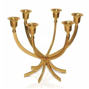 เชิงเทียนอะลูมิเนียมต้นไม้9ชิ้นอุปกรณ์ตกแต่งโต๊ะชุบเงินเหมาะสำหรับงานแต่งงานงานรื่นเริง - Product Image 6