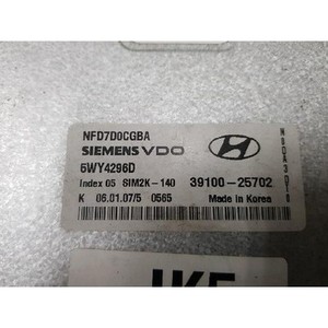 Módulo de Control del Motor (ECU) para Sonata NF 2004-2008, Usado, ORIGINAL, 3910025702 - Product Image 5