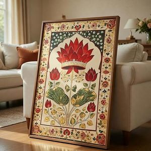 Handmade Solid Wood Rectangular Vertical Photo <b>Frame</b> <b>with</b> Vintage & Modern Design Full Color Printing for Wall Art Decor - Product Image 2