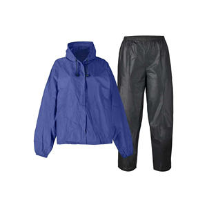 Wholesale Men Full Sleeve Waterproof Polyester <b>Motorcycle</b> Rain Suit Custom Brand Blue <b>Jacket</b> Gray Pants All Seasons Outdoor Wear - Product Image 4