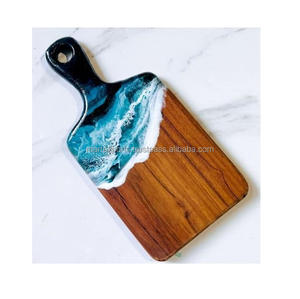 Tabla de cortar de madera de bambú ligera y duradera, superficie antideslizante ecológica para preparación de alimentos, bloques de cortar - Product Image 3