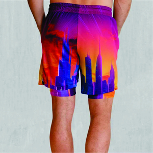 High Quality Breathable Sublimated Running Shorts Men’s <b>Athletic</b> Performance Wear Fade Resistant Printed Shorts 2026 - Product Image 5