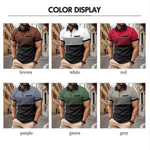 Polos de Trabajo de Alta Calidad para Hombre, 100% Algodón, Uniformes con Logotipo Personalizado, Bordado e Impresión, Polo de Golf Corto, Sólido y Personalizable - Product Image 6