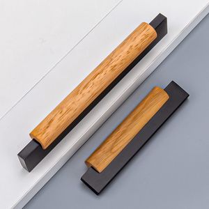 Modern Minimalist Walnut Brass Handle Furniture and Cabinet <b>Hardware</b> - Product Image 5
