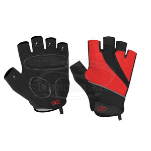Guantes de ciclismo con logotipo personalizado de alta calidad, el mejor material para carreras, combinando cuero y malla - Product Image 1