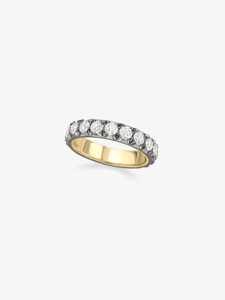 Anillo de Boda de Diamante Cultivado en Laboratorio con Corte Redondo, Anillos Apilables Elegantes y Minimalistas de Lujo, Venta al por Mayor, Oro Sólido de 14K y 18K Personalizado - Product Image 1