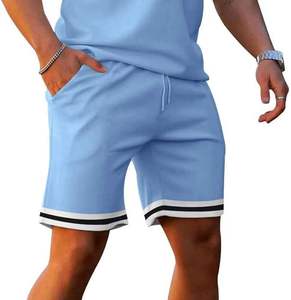 Conjuntos de Polo de Algodón de Alta Calidad para Hombre, Camisetas y Pantalones Cortos Extra Grandes Personalizables, Ropa Urbana Ligera para Verano - Product Image 4