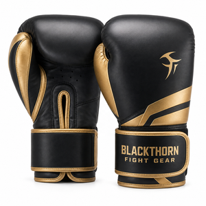 Guantes de Boxeo de PU+Esponja Transpirables, Guantes de MMA con Cierre de Gancho y Bucle, Equipo de Lucha para Adultos - Product Image 3