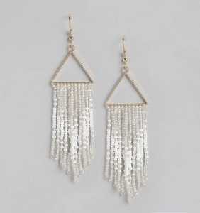 Pendientes colgantes de cuentas Miyuki rojas y negras de alta calidad, hechos a mano, con cuentas de vidrio bohemias, regalo moderno, joyería de playa. - Product Image 6