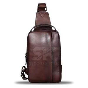 Mochila Bandolera de Piel Sintética Impermeable de Lujo para Hombre, Estilo Casual de Negocios, con Cierre, Personalizable ODM OEM de Alta Gama - Product Image 2