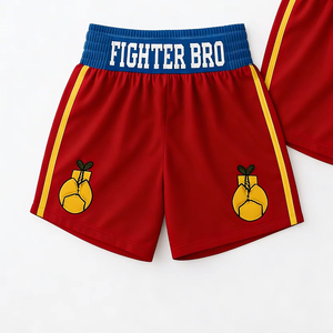 Pantalones Cortos Deportivos de Boxeo, Material de Poliéster, Diseño Personalizado, Sublimación, Logotipo Bordado, Transpirables, Talla Personalizada - Product Image 1