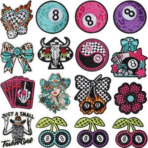 Parches Bordados Personalizados con Nombre, Tela de Sarga Termoadhesiva para Ropa, Bolsos y Gorras, Bajo MOQ - Product Image 4