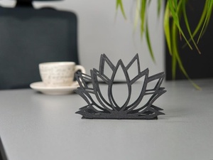 Floral Paper Napkin Holder Square Black Rose Design <b>Table</b> Decor - Product Image 3