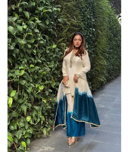 Magnifique Salwar Kameez indien brodé avec des détails en Dori pour les occasions de mariage et les fêtes, vêtements élégants pour femmes - Product Image 1