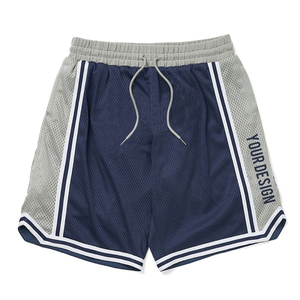 Manufacturer Custom Sublimation Print Beach Swim Shorts With Pockets Polyester <b>5</b> Inch Men <b>Basketball</b> Mesh Shorts - Product Image 6