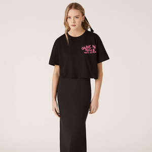 Camisetas Personalizadas Sublimadas para Mujer, Impresión Completa, Diseño Gráfico 3D, Poliéster, Secado Rápido, Transpirables, Ropa Deportiva, Fabricante OEM - Product Image 4