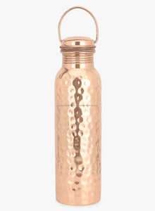 Botella de Agua de Cobre Puro, Botella para Beber Hecha a Mano, Cobre Sólido Estampado para Gimnasio, Hogar y Oficina - Product Image 5