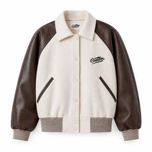 Veste d'hiver en laine de haute qualité pour homme, coupe-vent, chaude, respirante, personnalisée, style universitaire, brodée - Product Image 2