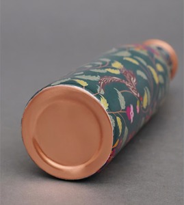 Premium Printed Double Wall Eco-Friendly <b>Copper</b> <b>Drinking</b> <b>Bottle</b> Leakproof Reusable Stylish Design for Men and Women - Product Image 5