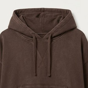Sweat-shirt à capuche marron pour femme, personnalisé avec logo, 100 % coton tricoté, manches longues, poches, décontracté, respirant, collection automne - Product Image 5