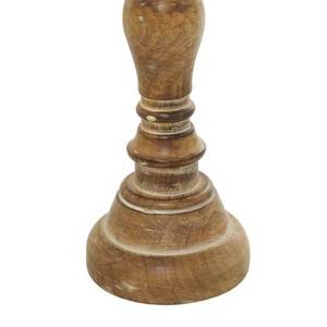 UNIVERSAL OVERSEAS Wooden Handmade Round <b>Tapered</b> <b>Candle</b> Stand with Polished Finish for Home Decoration Rustic Design - Product Image 4