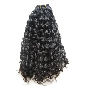 Cheveux humains 100% Remy en trame, longs, noirs naturels, bouclés, texture ondulée naturelle - Product Image 1