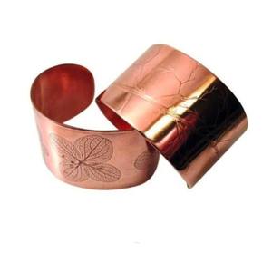 Bracelet en cuivre à thérapie magnétique, ajustable, fait main, bijoux de guérison, unisexe, vente en gros, fournisseur en vrac - Product Image 5