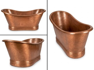 Bañera de cobre antigua, moderna, hecha a mano, diseño de lujo, calidad Premium, para el hogar y Hotel - Product Image 6