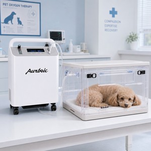 Tierklinik Hochreines Sauerstoff-Unterstützungsgerät Maßgefertigter 5 10 20 Lpm Sauerstoffkonzentrator für Hunde und Katzen - Product Image 2