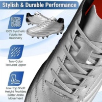 Baskets d'Usine Homme, Nouveaux Crampons de Football Personnalisés, Chaussures de Foot Pas Chères à Crampons, Design Cuir PU de Qualité Supérieure, Taille OEM