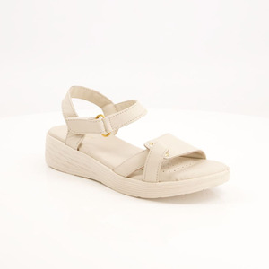 Sandalias planas altas con estilo para mujer, cómodas zapatillas de cuero PU suave de Material Rexine para verano, ropa informal para exteriores, zapatillas de primavera - Product Image 2
