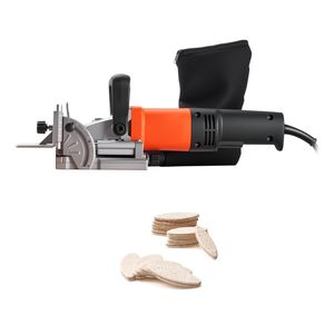Kit d'outils pour jointeuse à biscuits 5.9A, moteur 760W 11 600 tr/min, lame à pointe carbure avec encoche de positionnement à 45 degrés pour jointeuses à doigts - Product Image 1
