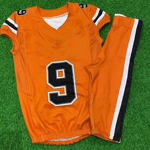 Uniformes de football américain de haute qualité Star Works Corporation, designs personnalisés, impression par sublimation, séchage rapide, respirant - Product Image 3