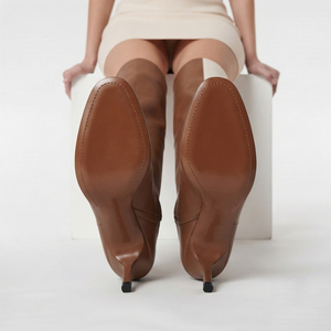 Leather Thigh <b>High</b> Fashion Boots For Women <b>High</b> Quality Ladies Over-The-<b>Knee</b> Leather Boots Women Streetwear Thigh <b>High</b> Boots - Product Image 4