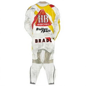 Traje de Carreras MotoCP Helmut Bradl Zonda 1 Pieza de Cuero Vacuno/Canguro para Moto/Conducción/Mono MotoCP - Product Image 2