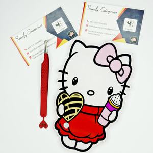 Custom Logo High Quality Kitty Tile Tray Eyelash Extensions New Christmas Design Sustainable Rectangle <b>Heart</b> Butterfly Tools - Product Image 6