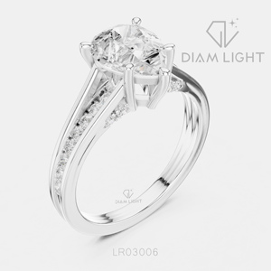 Luxury 1.62CT Pear Cut Lab Grown Diamond Engagement <b>Ring</b> in 14K White Gold F+ Color VS+ Clarity Bridal Jewelry Gift for Women - Product Image 2