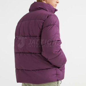 Veste à bulles coupe-vent pour homme, tendance, vente chaude, design de logo personnalisé, respirante, veste d'hiver pour homme - Product Image 3
