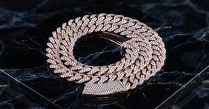 Nuevo Collar de Moda con Moissanita VVS, Plata 925, Pasa la Prueba del Diamante, Cadena Cubana de Moissanita, Pasa el Detector de Diamantes - Product Image 3