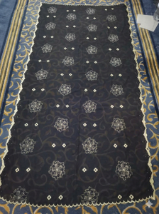 Vente en gros – Foulard en mousseline africaine 12 couleurs, broderie florale de luxe avec strass, châle ethnique musulman pour femme, longue écharpe pour usage quotidien - Product Image 2