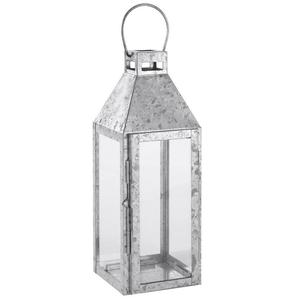 Lanterne en métal galvanisé en forme de flocon de neige, faite à la main, pour l'intérieur et l'extérieur, porte-bougie de Noël avec poignée, décoration de maison unique - Product Image 6
